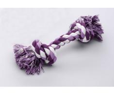 Europet Bernina 305-408766 Hundespielzeug Spieltau 50 cm mit 2 Knoten sortierte Farben