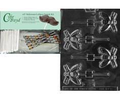 Cybrtrayd 45stk50h-h063 Fly Lolly Halloween Schokolade Form mit Lollipop Supply Kit