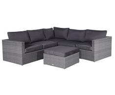 Garden Impressions 03832AM Lounge Set, Earl Grau, 240 x 240 x 64 cm