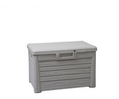 TOOMAX Art. 158 Kissen Compact Box Florida, 73 x 50,5 x 46,5 cm, grau