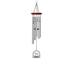 Chimesofyourlife E4203 Windspiel 19-Inch Treeing Walker/Silberfarben