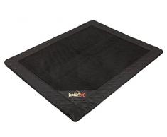 HobbyDog LMEXCZA4 Hundematte Hundebett Hundesofa Hundekorb Exclusive, L, 90 x 70 x 3 cm, schwarz