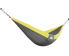Vivere PAR251 Hängematte Nylon Doppel, Grau/Gelb