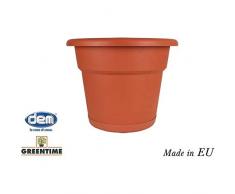 Greentime Eco 54048 Blumentopf mit Untertasse, 20 cm