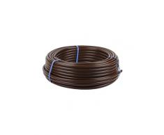 Perlschlauch zanvic Rohre (ohne Top) 100 m x Ø 16 mm, braun, 40 x 27 x 40 cm, za333