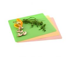 Norpro Icon Cut N Slice Schneidebretter, flexibel, 3 Stück 15in/38cm x 11.5in/29cm mehrfarbig