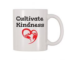 4 alle mal Schärft Kindness Kaffee Tasse 11 Oz weiß