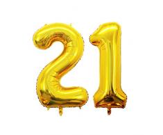 GOER Gold Nr. Luftballons 21 25 Für Geburtstag Bridal Dusche uns Supplies 21