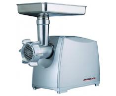 Gastroback 41408 Design Fleischwolf Pro M, 2.000 Watt max, Edelstahl-Kreuzmesser, Aluminiumdruckguss-Gehäuse, Aluminium, silber