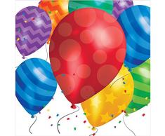 Creative Converting 667800 Napkins Servietten, Papier, Luftballon Blast