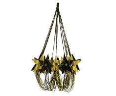 Beistle 54753-bkgd Beistle 54753-bkgd Star Kronleuchter, 88,9Â cm (schwarz/gold), 88,9Â cm schwarz/gold