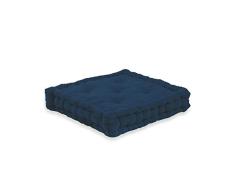 Galileo Casa 5900210 Kissen mit Matratze, 40 x 40 x 8 cm, 1150 g, Dunkelblau