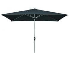 doppler Sonnenschirm Aluminium Crank Umbrella SL-AZ 220x140 - Rechteckiger Kurbelschirm - Modernes Design - Starker UV-Schutz - 220x140 cm - Anthracite