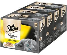 Sheba Katzenfutter Nassfutter Multipack Sauce GeflÃ¼gel, 48 Schalen (4 x 12 x 85g)