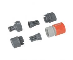 Gardena Schlauch-Regner-Anschlussset: Anschluss-Armaturen für Schlauch-Regneranfang und -ende, Zubehör für Artikel (995, 996, 997, 1998, 1999), Original Gardena Systemteile (5316-20)