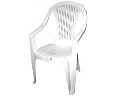Bica BCA078 Stuhl Pasadena S/A, weiß