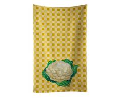 Caroline s Treasures bb7190ktwl Blumenkohl auf Basketweave verziert Geschirrtuch, 25hx15 W, multicolor