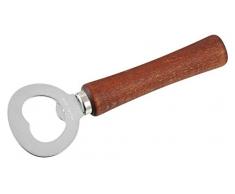 Fackelmann Kapselheber WOODY, Flaschenöffner in schlichtem Design, hochwertiger Kronkorkenöffner mit Holzgriff (Farbe: Braun), Menge: 1 Stück
