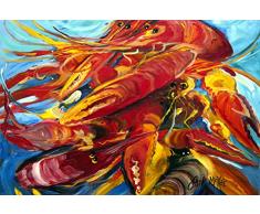 Carolines Treasures JMK1117PLMT Tischset aus Crawfish-Stoff, mehrfarbig