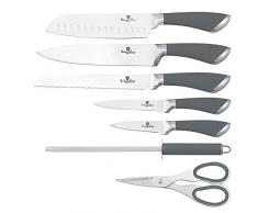 Berlinger Haus Messerblock 9 tlg. Set Infinity Line grau