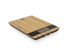 Princess 492944 Küchenwaage Pure – Elegantes Bambusdesign – aufs Gramm genau bis 5 kg, Tara Funktion