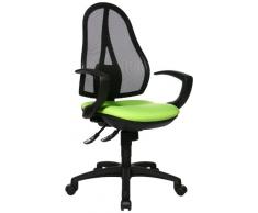 Topstar OP20QG05 Open Point SY, Bürostuhl, Schreibtischstuhl, ergonomisch, inkl. Armlehnen, Stoffbezug, apfelgrün