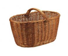 GARDEN FRIEND c1550120, Weidenkorb für Holzscheite, Mehrfarbig, 70x72x44 cm