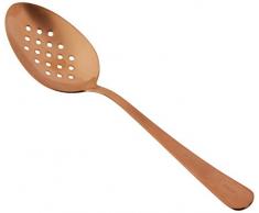 AmazonUkkitchen Mercer Kochlöffel, perforiert, Edelstahl, edelstahl, rose gold, 27.8 x 9.1 x 3.1 cm