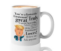 Donald Trump Kaffeetasse – 325 ml Teetasse, Geschenkideen für Lieutenant Geburtstag, Weihnachten, Preisträger, Konservative Republikaner