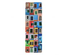 Apalis 78855 Wandgarderobe Fenster der Welt | Design Garderobe Garderobenpaneel Kleiderhaken Flurgarderobe Hakenleiste Holz Standgarderobe Hängegarderobe | 139x46cm
