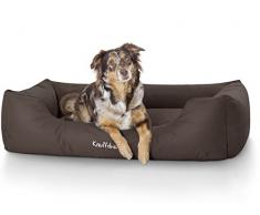 Knuffelwuff 13124 Wasserfestes Pflegeleichtes Hundebett Finlay, Größe XL, 105 x 75 cm, braun
