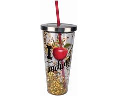 Spoontiques Weinglas, Edelstahl I Heart Teaching 20 ounces gold