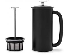 Espro French Press P7, Kaffee Stempelkanne, Coffee-Maker, Kaffeezubereiter, Rostfreier Stahl, Schwarz matt, 0,55 Liter