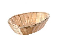 Tablecraft (1174W) 22,9 cm ovaler natürlicher handgefertigter Korb [Set von 12 Stück]