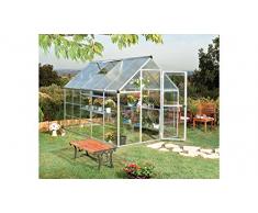 Palram Hybrid GewächsHaus, silber, 306 x 185 x 208 cm