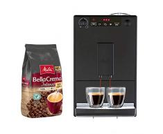 Melitta Caffeo Solo E 950-222 Kaffeevollautomat pure black + Melitta BellaCrema Intenso Ganze Kaffeebohnen