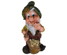 Sieben ZwergeZwerg Design-7 37 cm 50003-7 Garten Gartenzwerg Figuren Dekoration