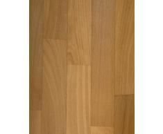 Bodenbelag PVC Vinyl Dielenoptik Auslegware Stabparkett Buche 200 x 400 cm. Weitere Farben und Größen verfügbar