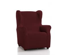Martina Home Schutzhülle aus elastischem Sessel Modell Tunez Bezug für Ohrensessel 33x42x8 cm burgunderrot