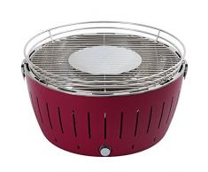 LotusGrill Kohlegrill Serie 435 XL, Zitrus, 43,5 x 35 x 25,7 cm, Lila