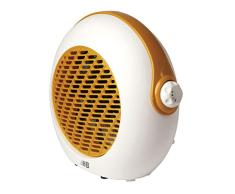 HB FH2007 Heizlüfter 2000 W, hitzebeständiges Polymer, 2 Geschwindigkeitsstufen, Orange
