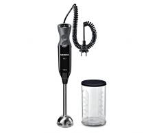 Siemens MQ67110 FQ.1 Stabmixer / 750 Watt / Edelstahl-Mixfuß / flexibles Spiralkabel / ergonomische / schwarz