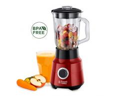 Russell Hobbs Glas-Standmixer Desire, 22.000U/min, 0.9 PS-Motor, Impuls-/Ice-Crush-Funktion, 1.5l Glasbehälter, Edelstahlmesser, Mixer, elektrischer Zerkleinerer, Smoothie-Maker 24720-56