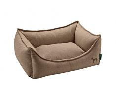 HUNTER Livingston Hundesofa, Hundebett, Strukturstoff, klassisch, L, braun