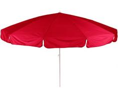beo 141031 Dralon Sonnenschirm, Durchmesser 240 cm, rot