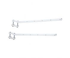 Sauvic 89410 - Wäscheständer für Geländer, weiß, anpassungsfähiger