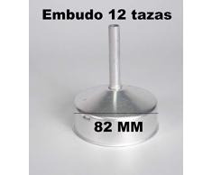 Sanfor 57021 Trichter für Kaffeemaschine, Aluminium