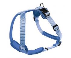 HUNTER Neopren Geschirr für Hunde, Nylon, gepolstert mit Neopren, für Sport und Freizeit M, blau