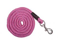 HKM 547046 Strick Aachen mit Karabinerhaken, Länge 180 cm, pink/flieder