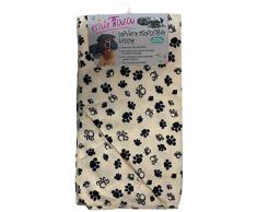 Toutou Handtuch, Mikrofaser, Ecru, speziell für große Hunde, schnelltrocknend, naturfarben, Taupe, 60x120 cm